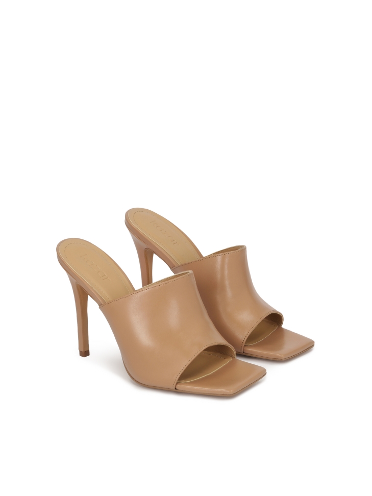 Eleganckie klapki na obcasie