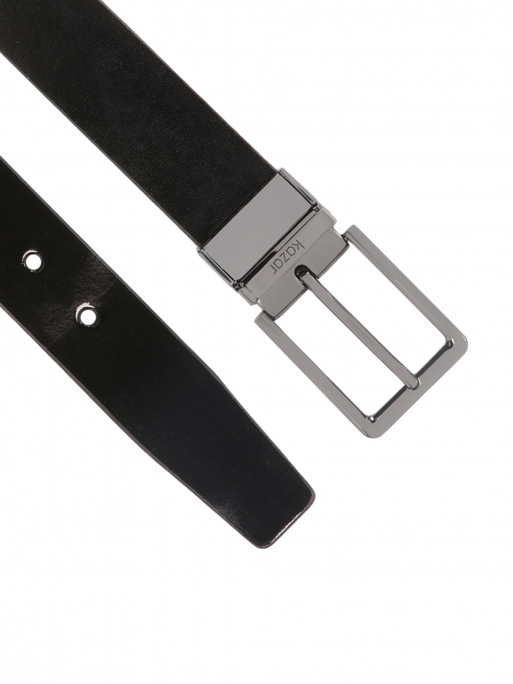 Elegancki dwustronny pasek ze skóry