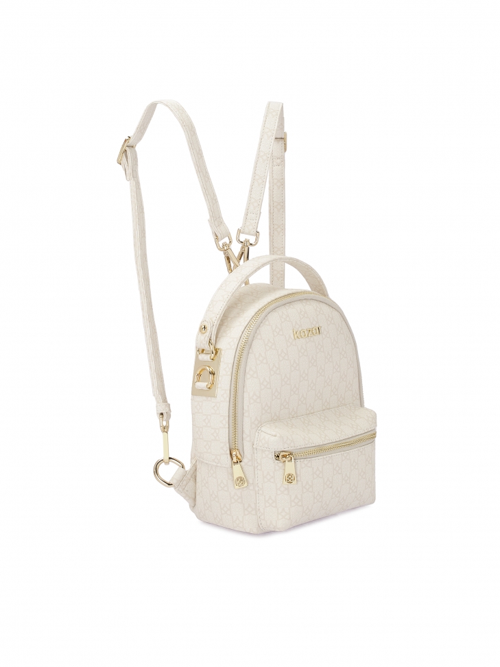 Miejski plecak dwufunkcyjny w monogramy KAZAR