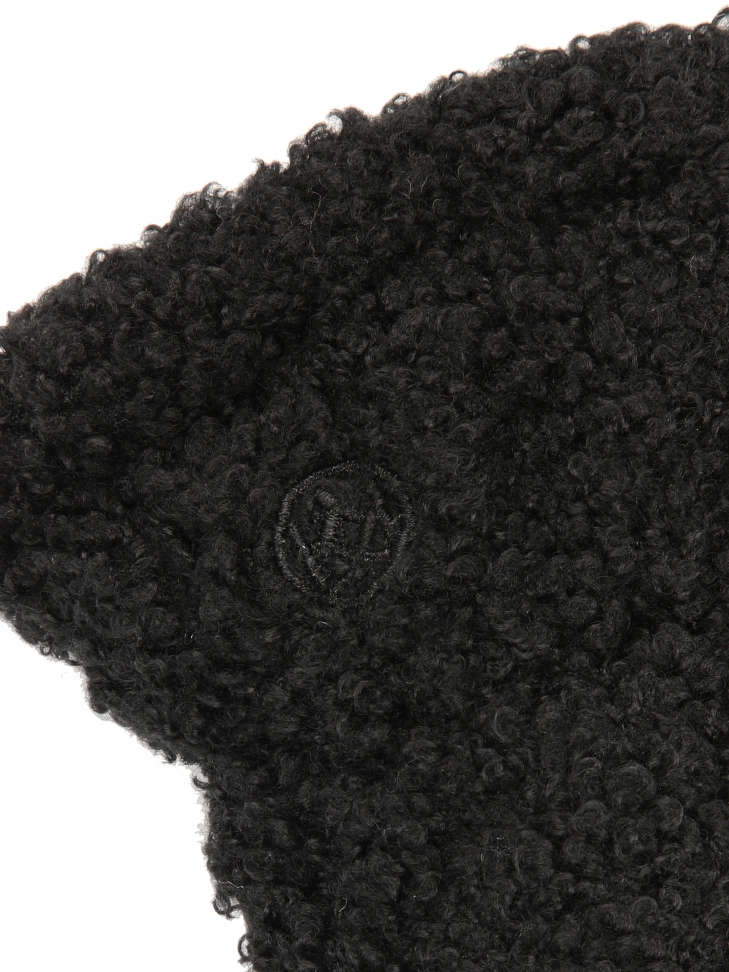 Pluszowe rękawiczki damskie z jednym palcem