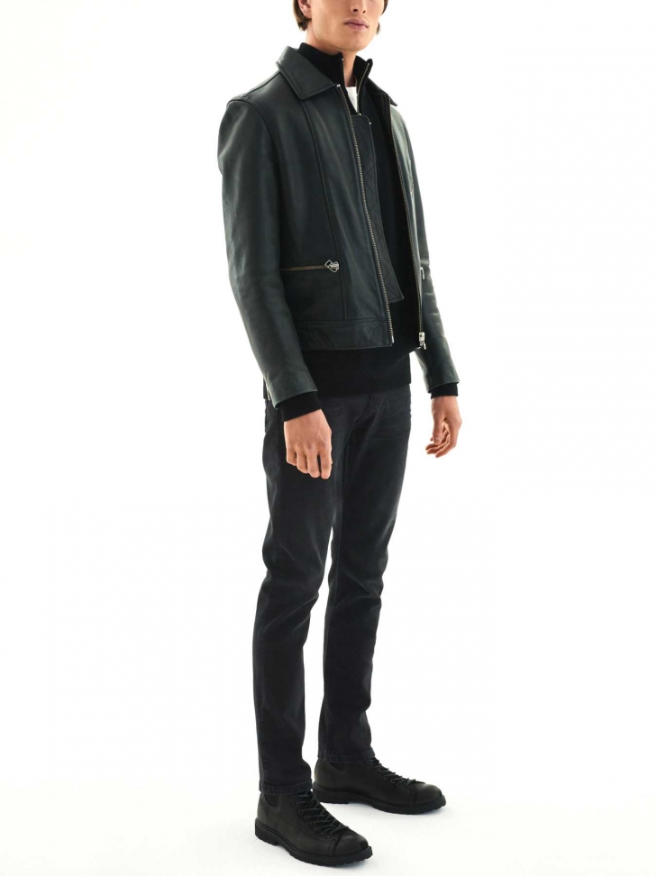 Czarne trzewiki męskie