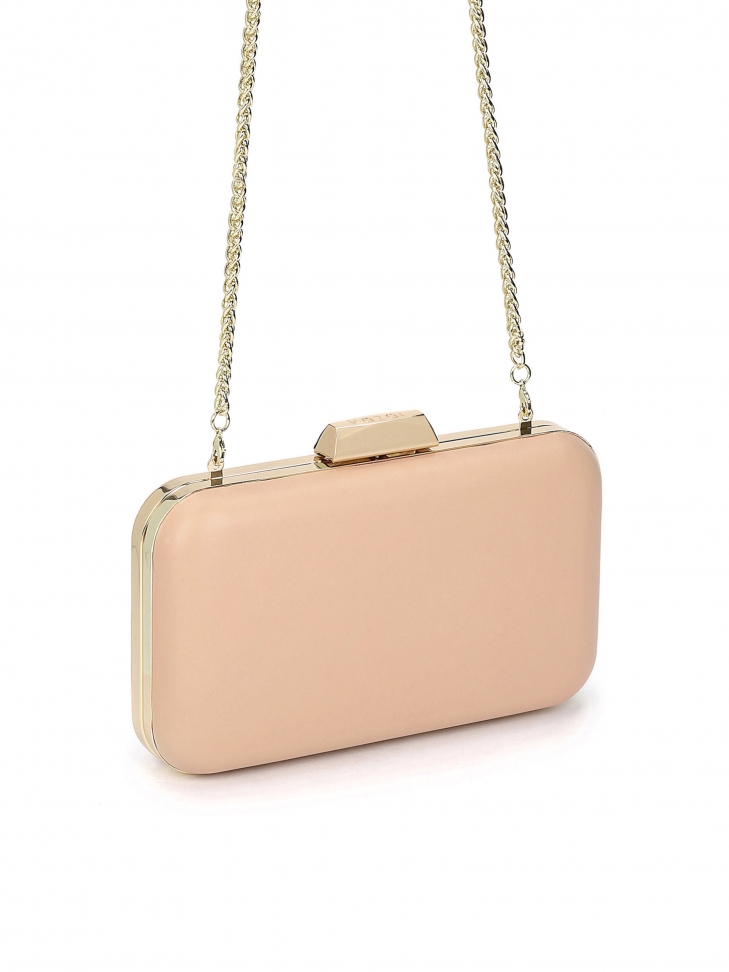 Beżowa kopertówka damska