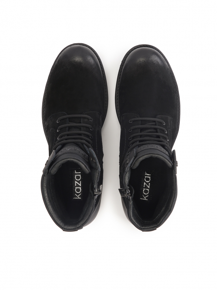 Wytrzymałe trzewiki męskie z nubuku wyposażone w membranę Thinsulate