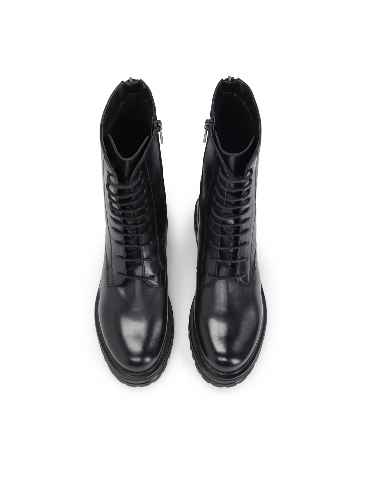 Czarne trzewiki damskie