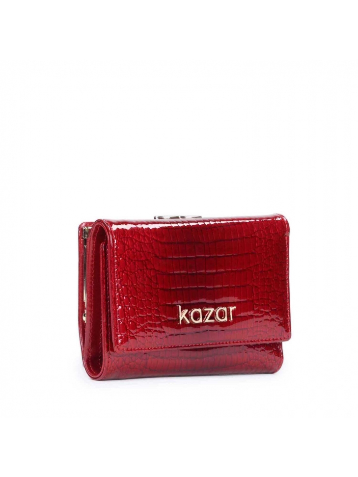 Czerwony portfel damski