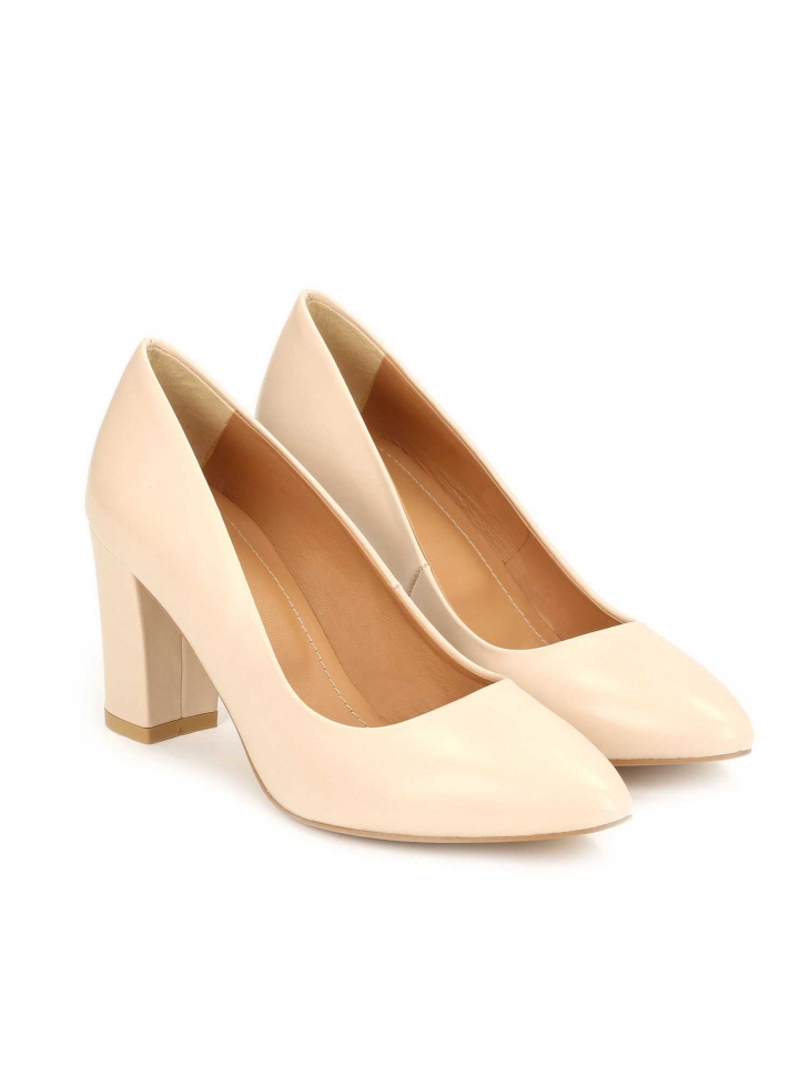 Skórzane czółenka damskie