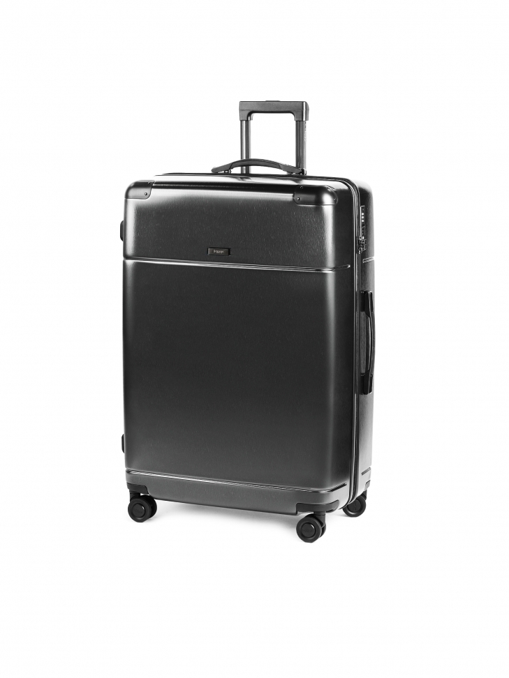 Duża walizka PC w szarym kolorze