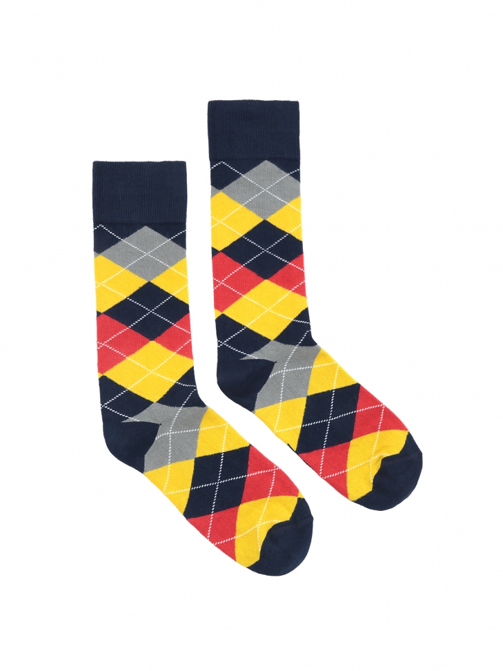 Wysokiej jakości kolorowe skarpety męskie