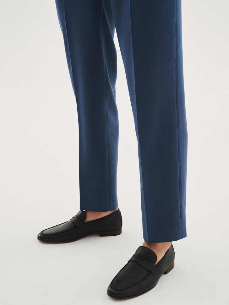 Czarne loafersy męskie