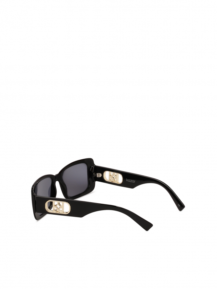 Okulary przeciwsłoneczne z grubą oprawką
