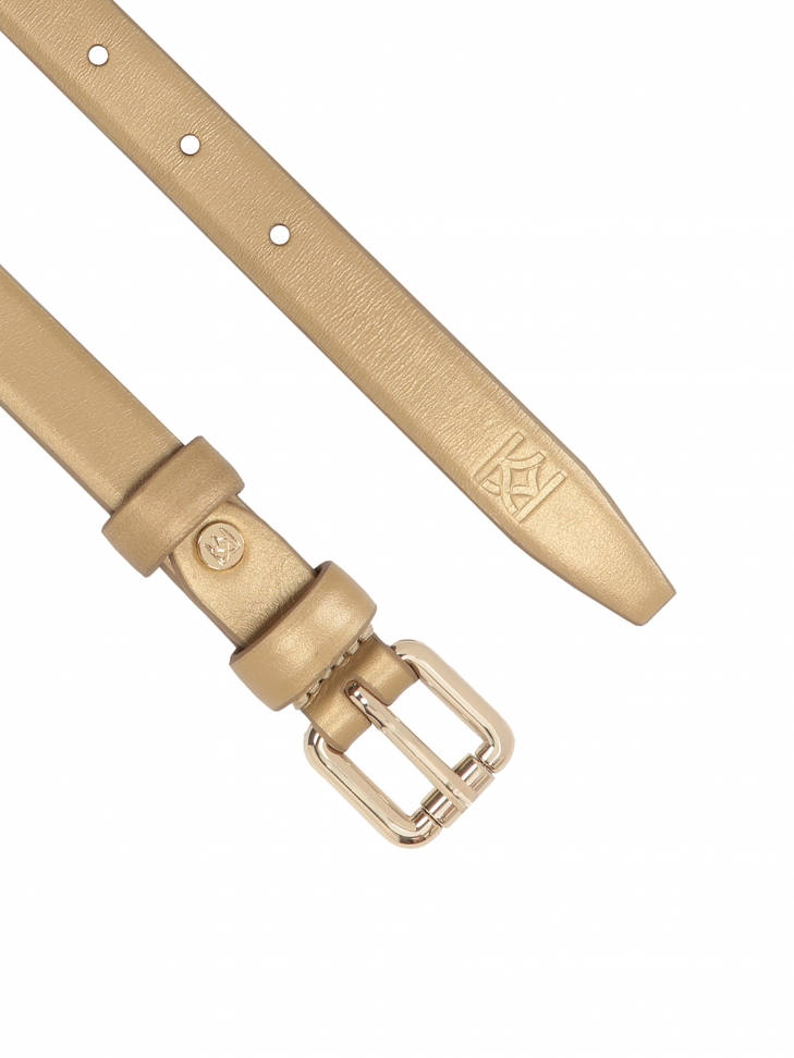 Skórzany oty pasek z klasyczną klamrą