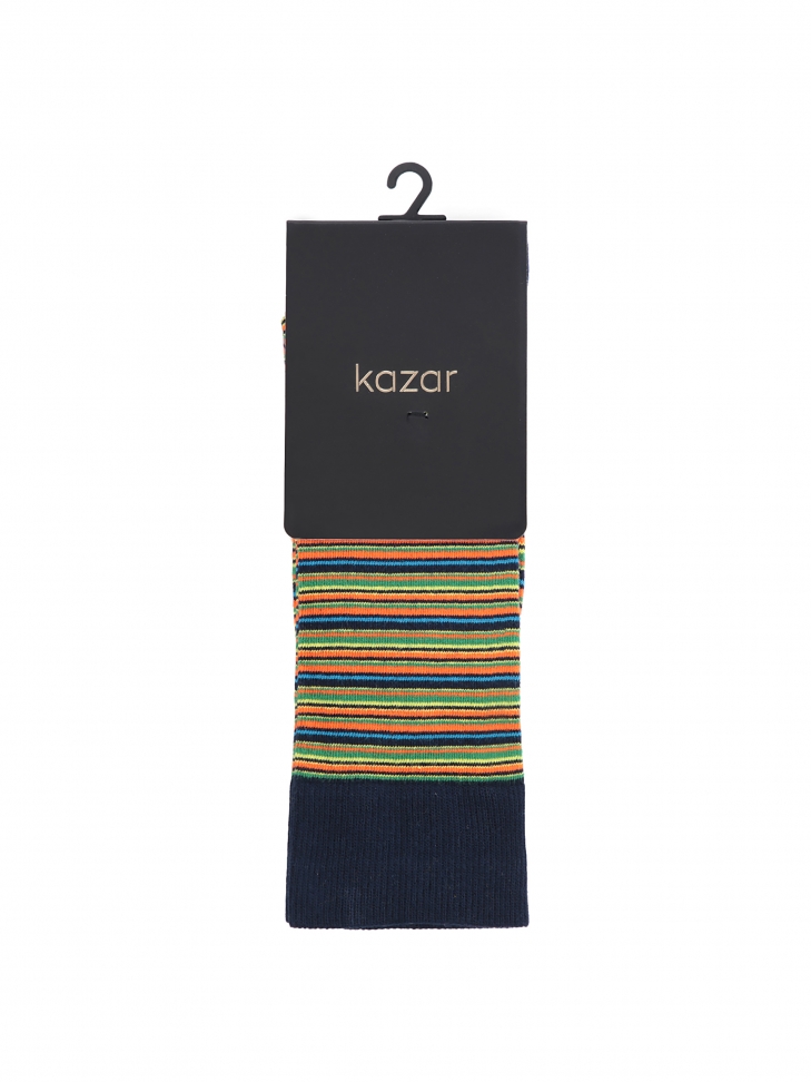 Pasiaste skarpety męskie z bawełny