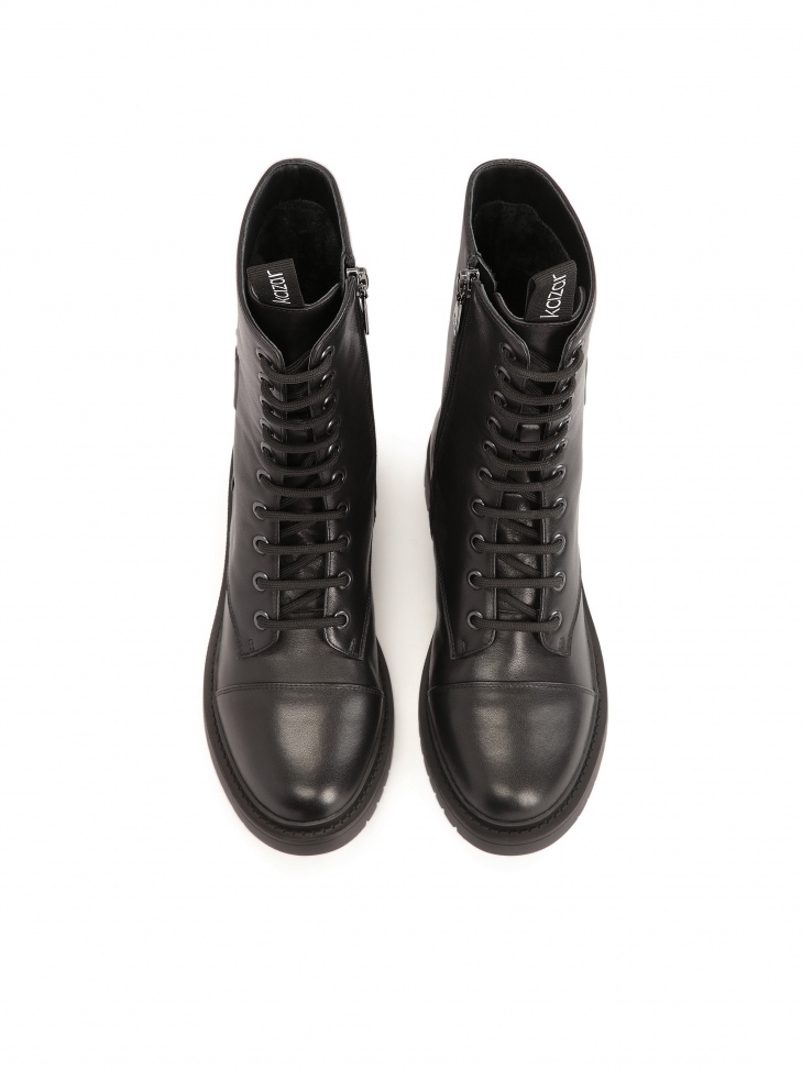 Skórzane trzewiki za kostkę