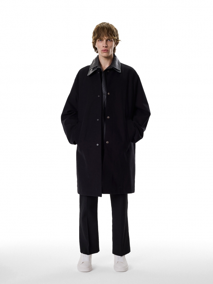 Skórzane męskie sneakersy