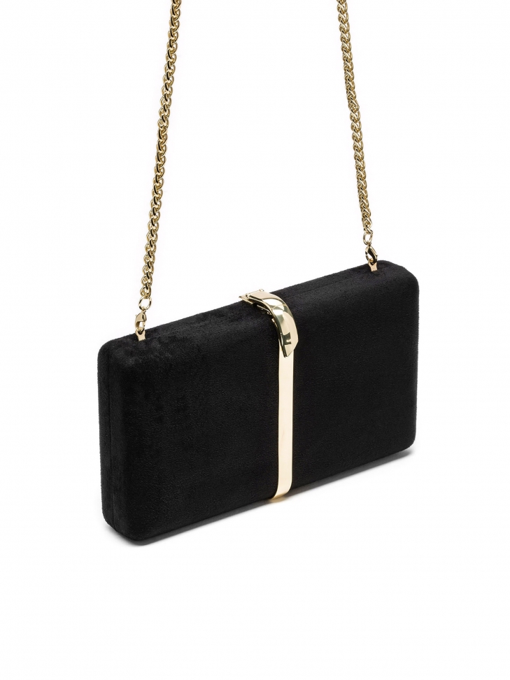 Czarna kopertówka damska