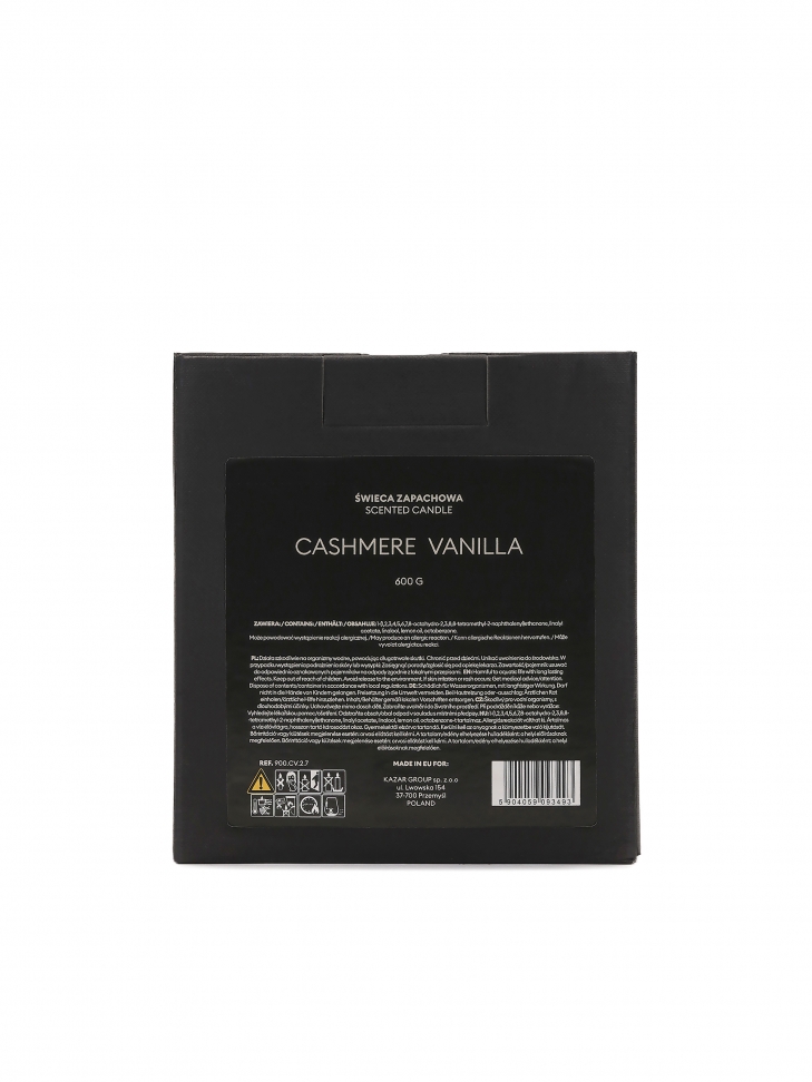 Świeca zapachowa woskowa Cashmere Vanilla 600g