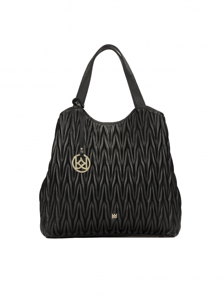 Szykowna torebka na ramię z pikowanym korpusem