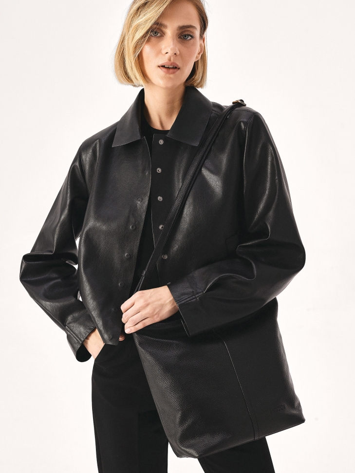 Luźna torebka z dwoma paskami