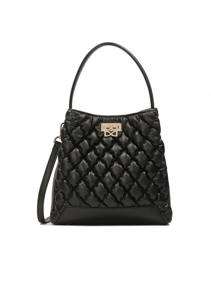 Uniwersalna torebka z miękkiej skóry puff