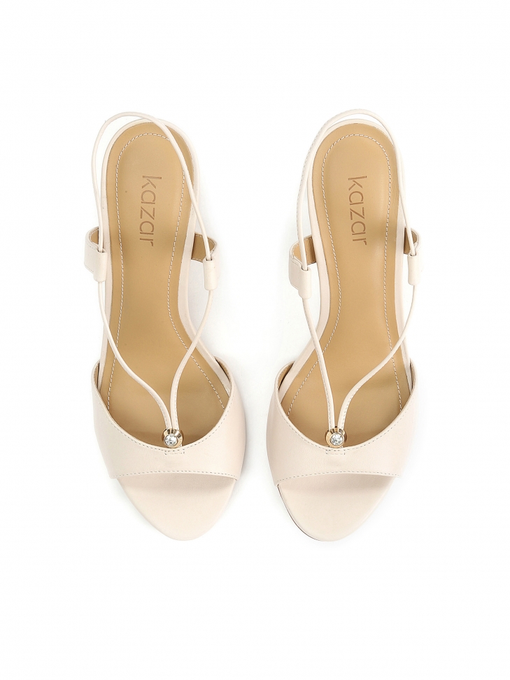 Skórzane sandały damskie