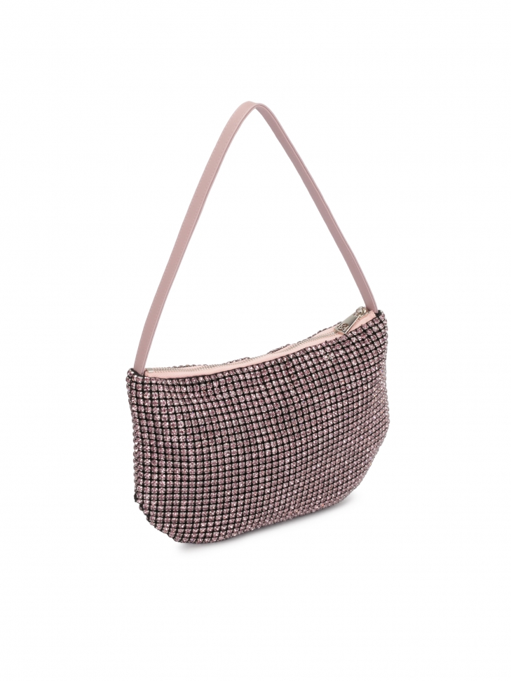 Zdobiona błyszczącymi cyrkoniami torebka