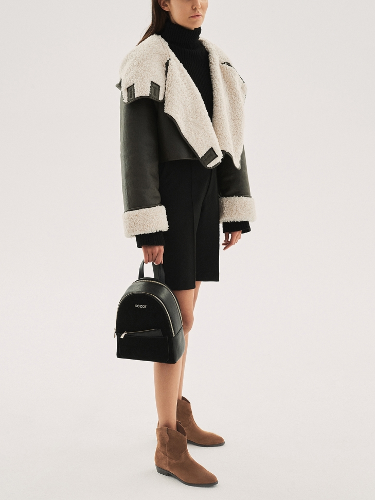 Brązowe botki damskie