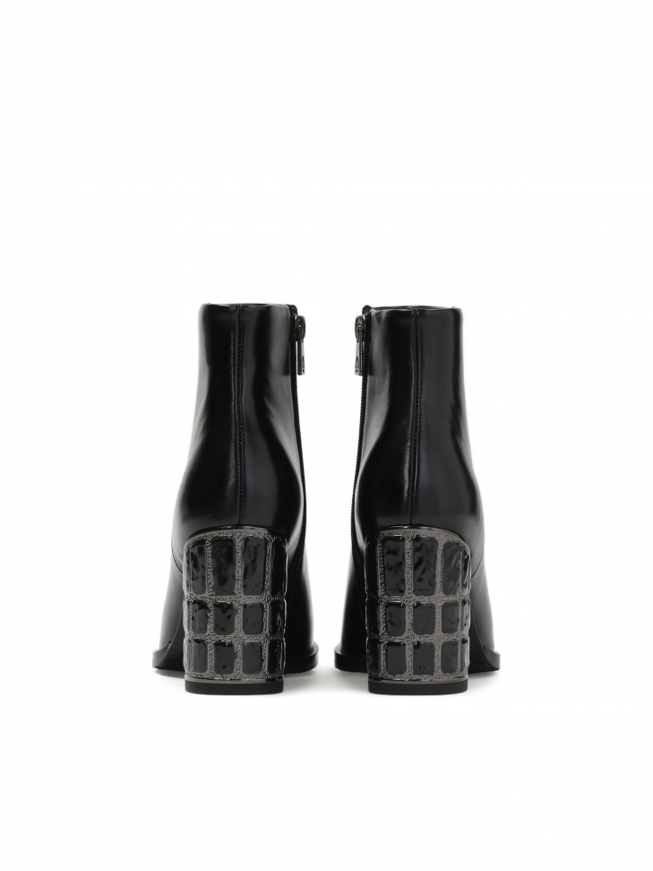 Czarne botki damskie