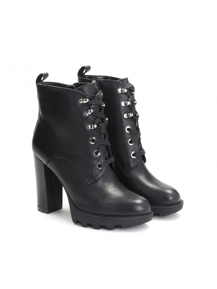 Czarne botki damskie