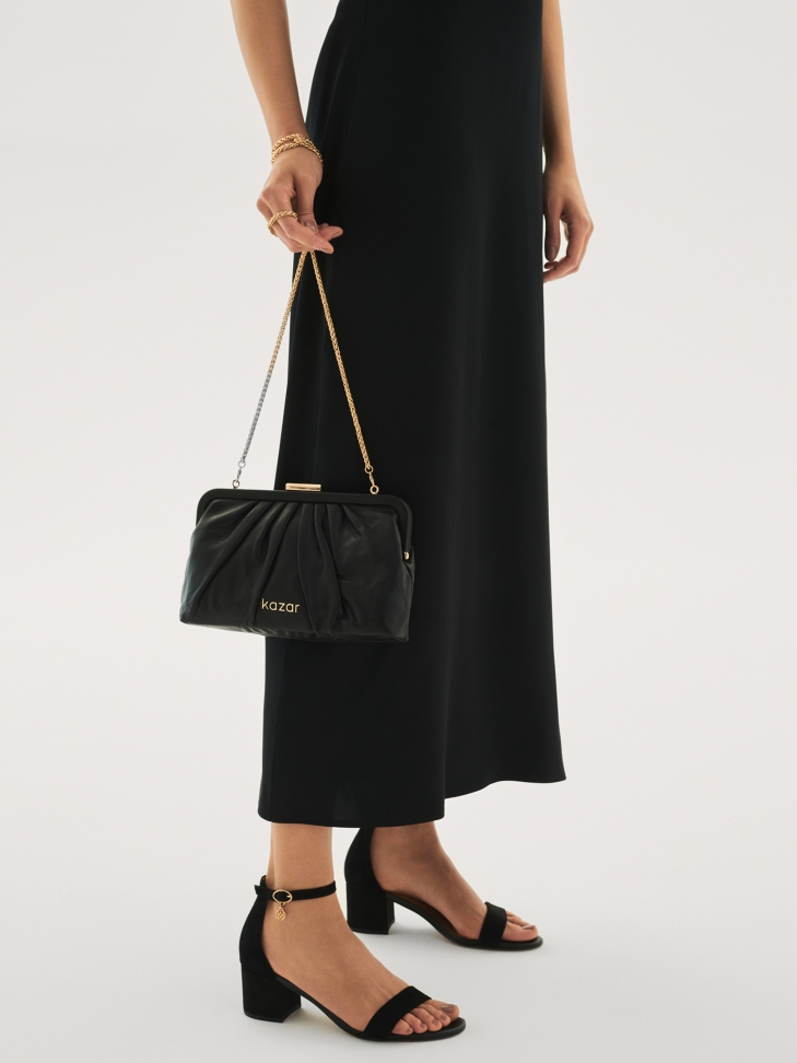 Czarne sandały damskie