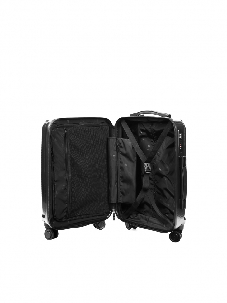 Mała kabinowa walizka na podwójnych kółkach z zamkiem TSA