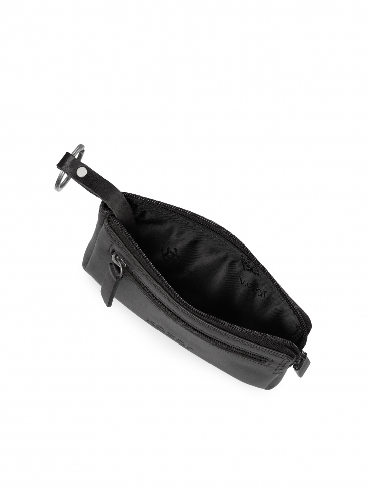 Zamykane etui na klucze z licowej skóry