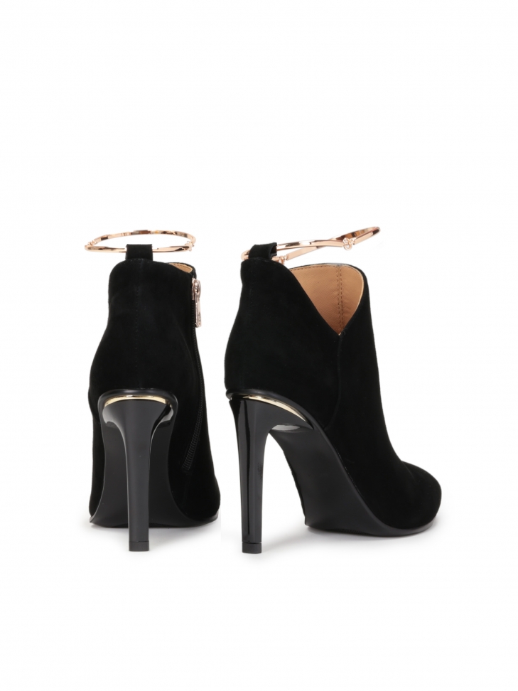 Czarne botki damskie