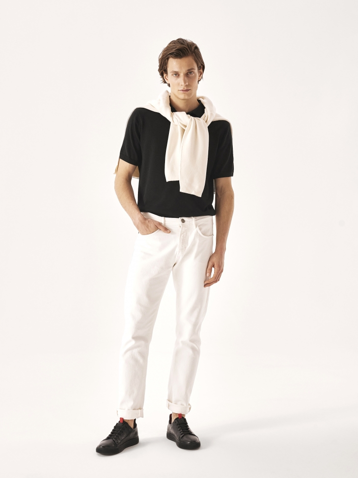 Sneakersy w monogramy z wysokim zapiętkiem