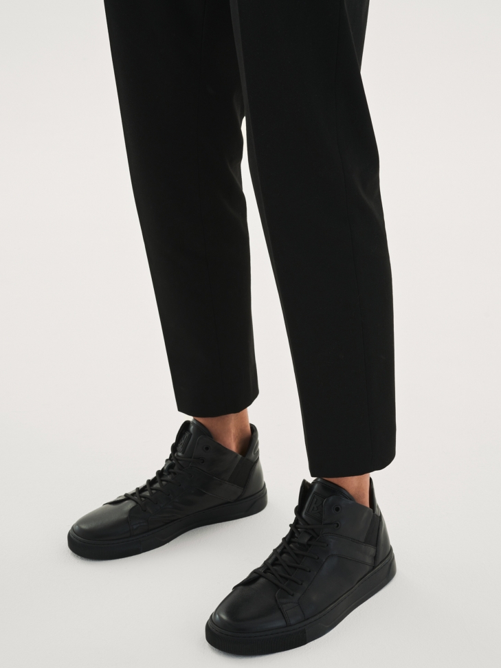 Czarne sneakersy męskie