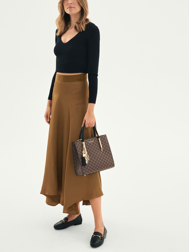 Czarne mokasyny damskie