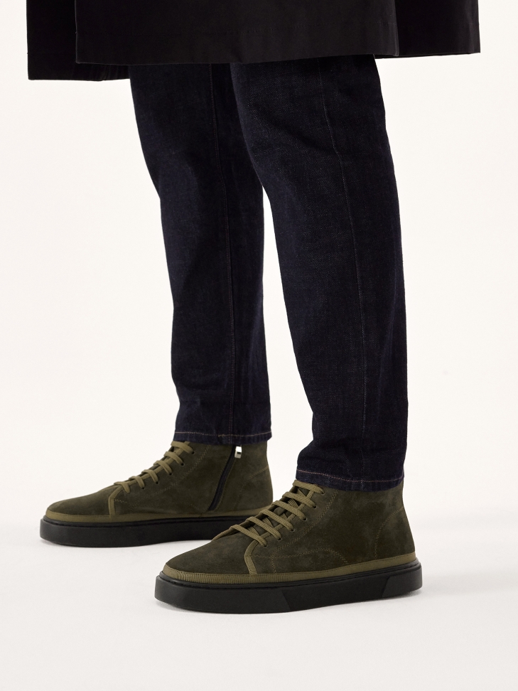 Męskie trampki z wysoką cholewką