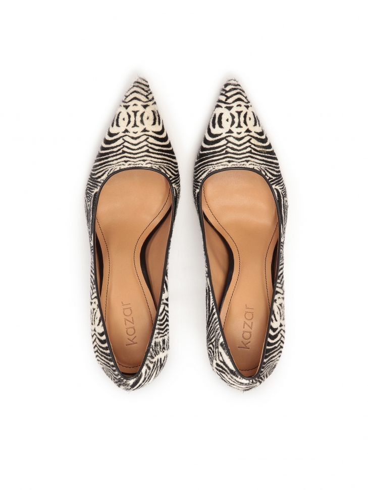 Zjawiskowe szpilki w zwierzęcy motyw poyte naturalnym włosiem