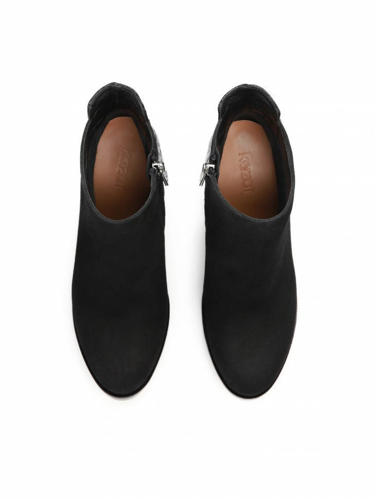 Czarne botki damskie