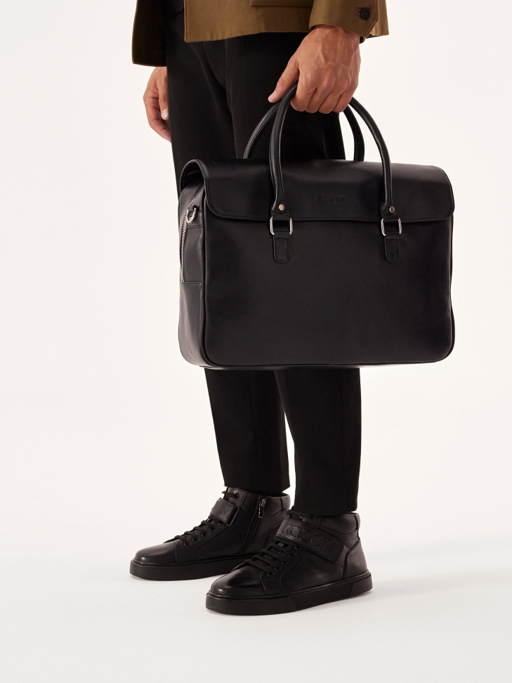 Miejskie sneakersy ze skóry licowej