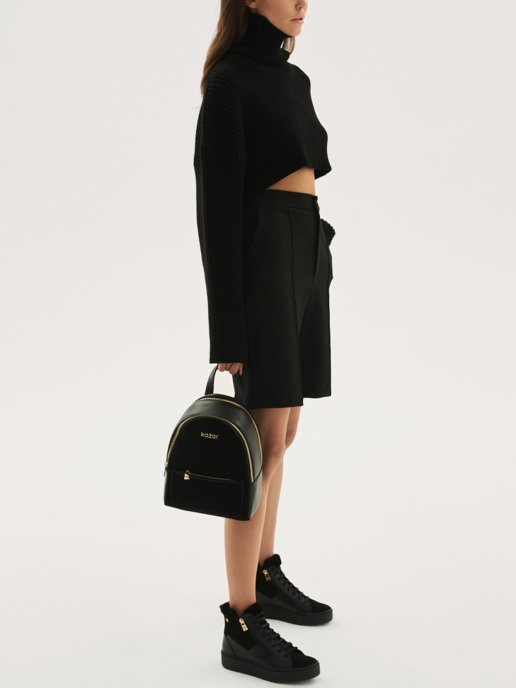 Czarne sneakersy damskie