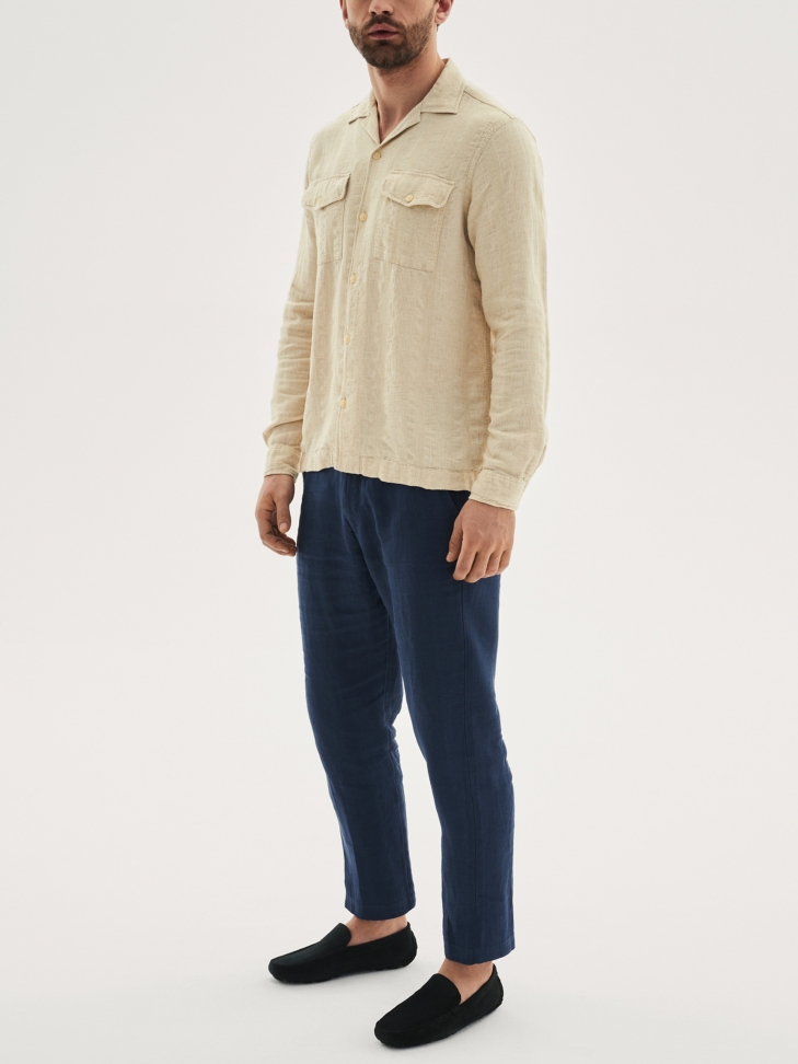 Czarne mokasyny męskie