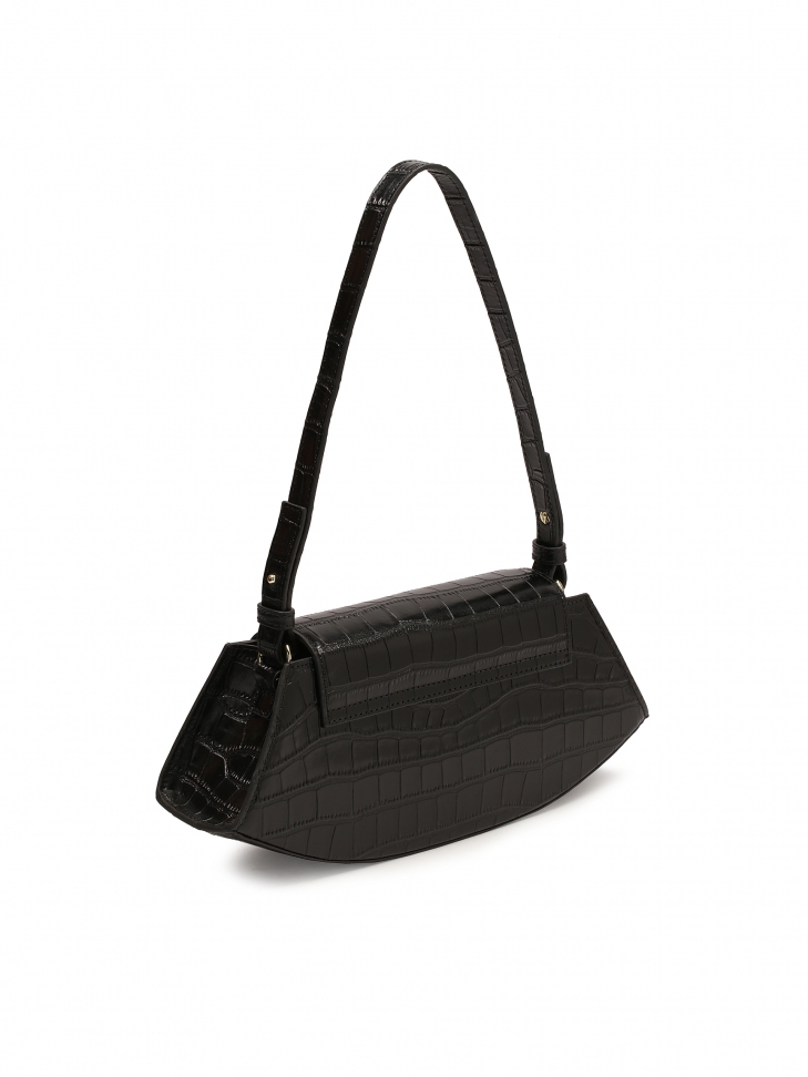 Sztywna torebka na ramię półksiężyc