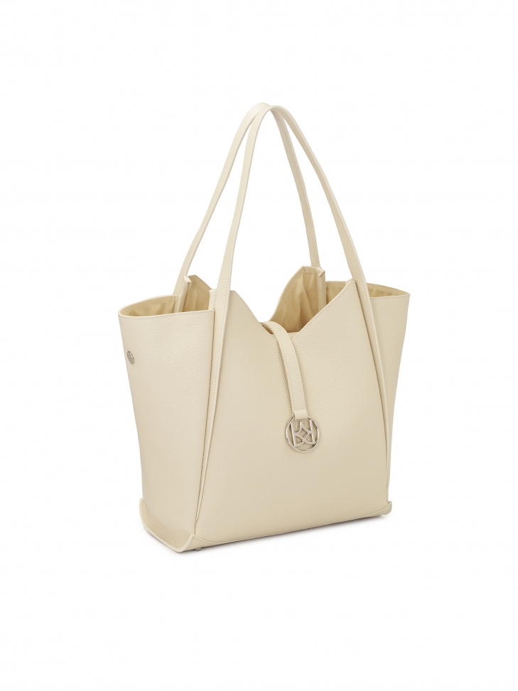 Duża emowa torebka na ramię z wyjmowaną saszetką