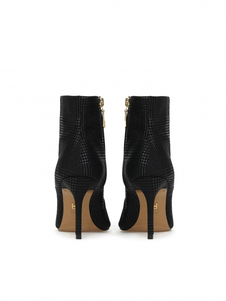 Czarne botki damskie