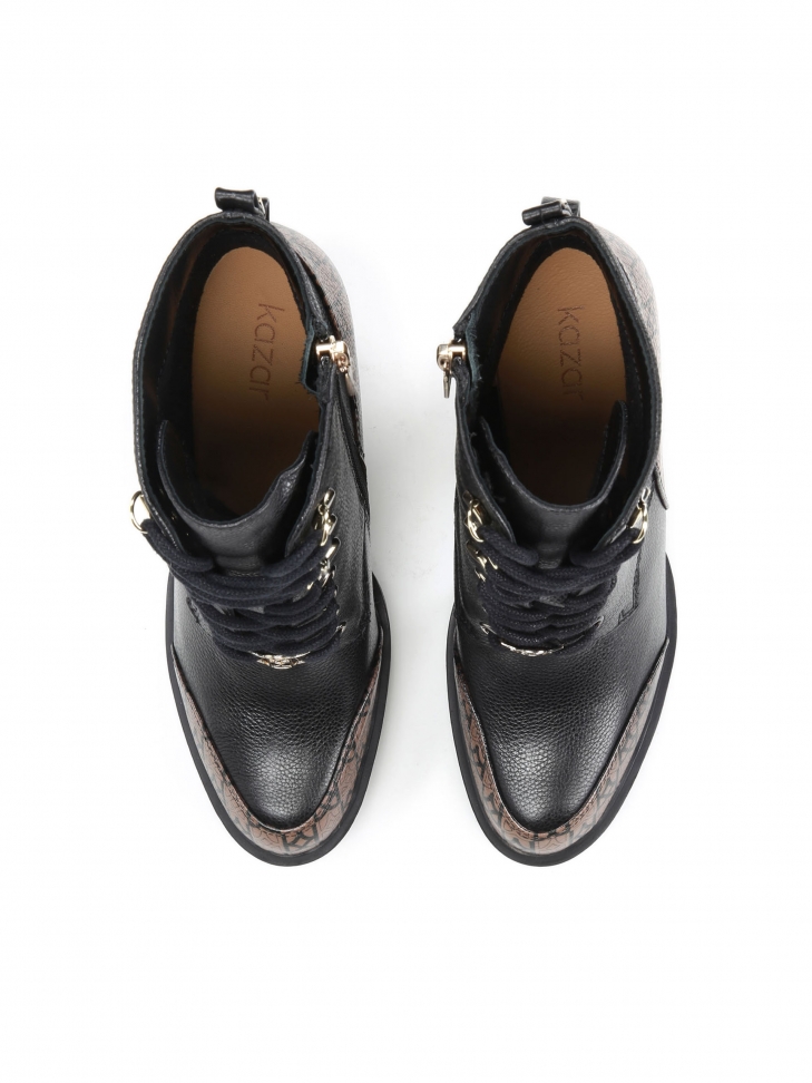 Czarne botki damskie