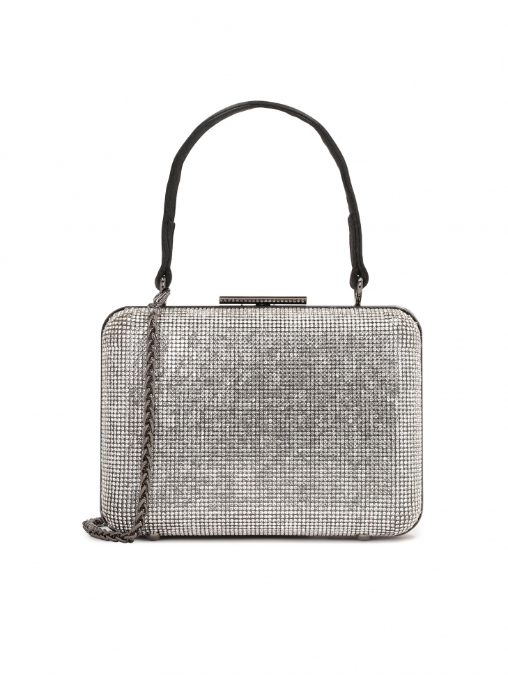 Wieczorowa kopertówka zdobiona yształkami