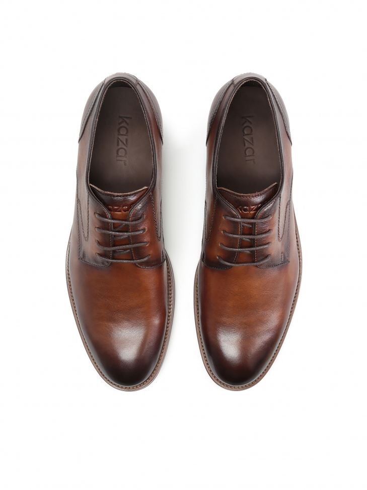 Brązowe półbuty męskie