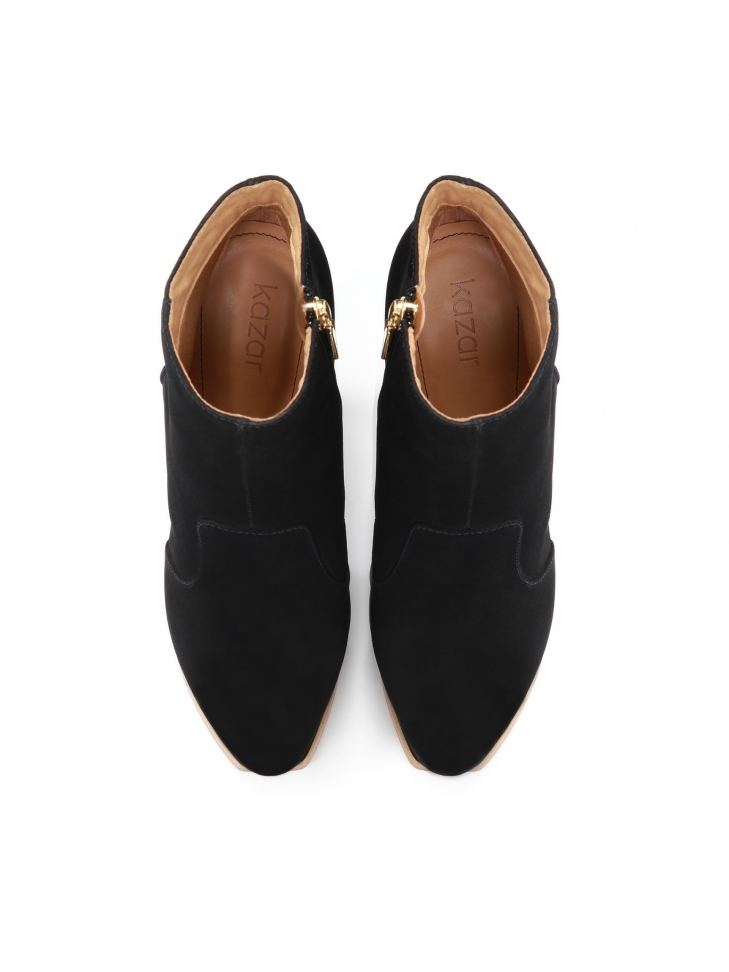 Czarne botki damskie