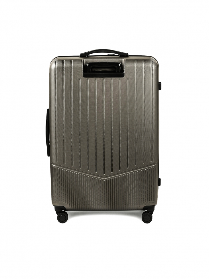 Duża pojemna walizka PC w szarym kolorze