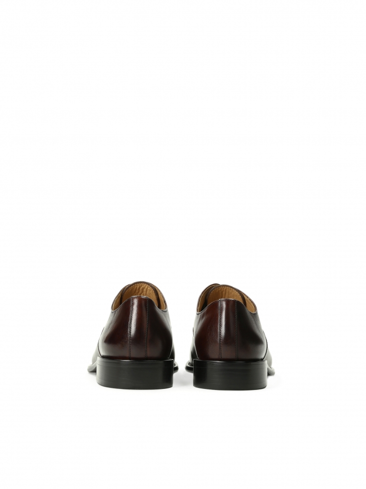 Brązowe półbuty męskie